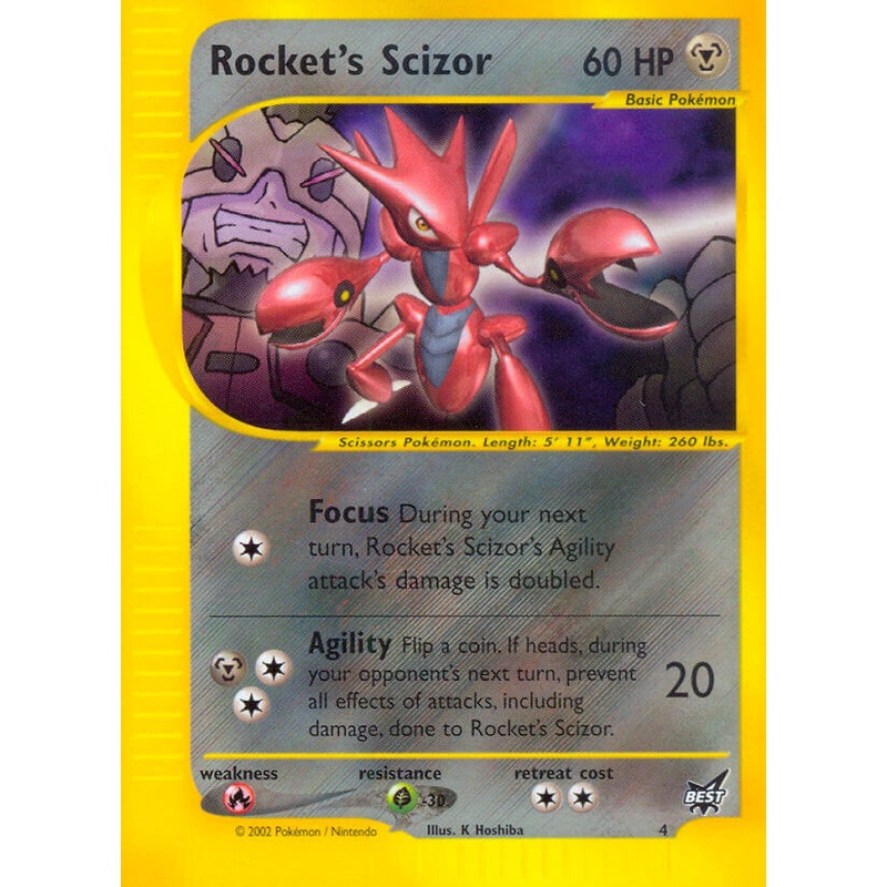 Rocket's Scizor (4) [Best of Promos]
