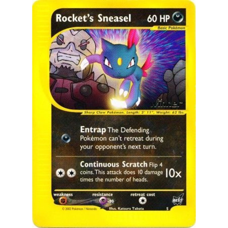 Rocket's Sneasel (5) (Winner) [Best of Promos]