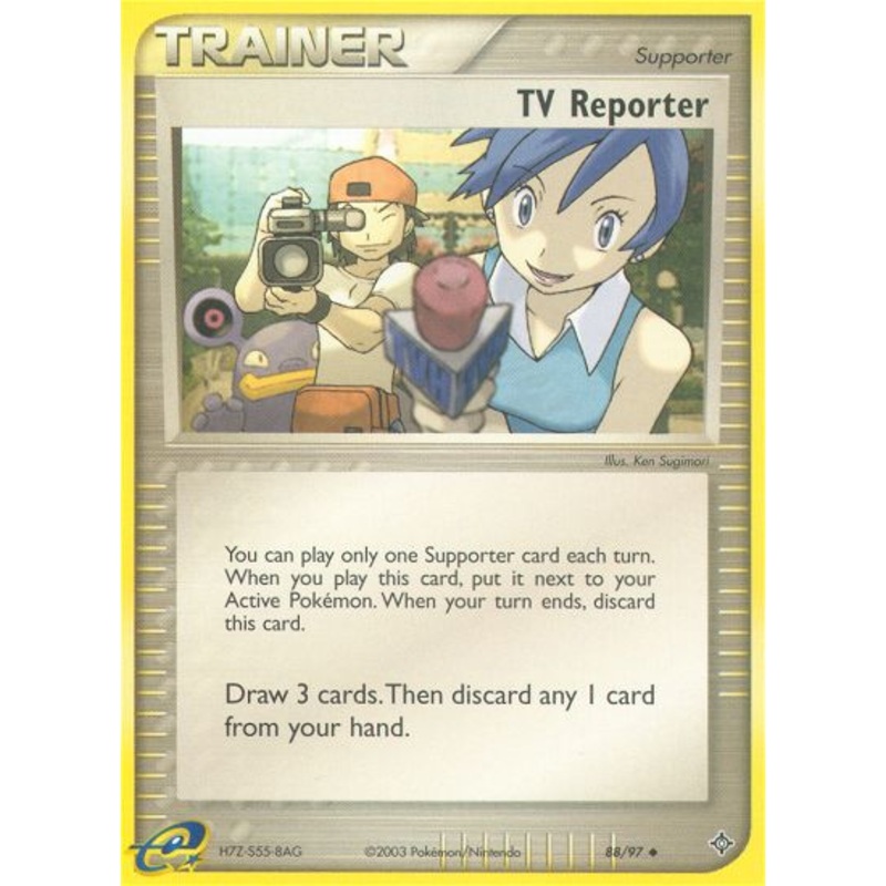 TV Reporter (88/97) [EX: Dragon]