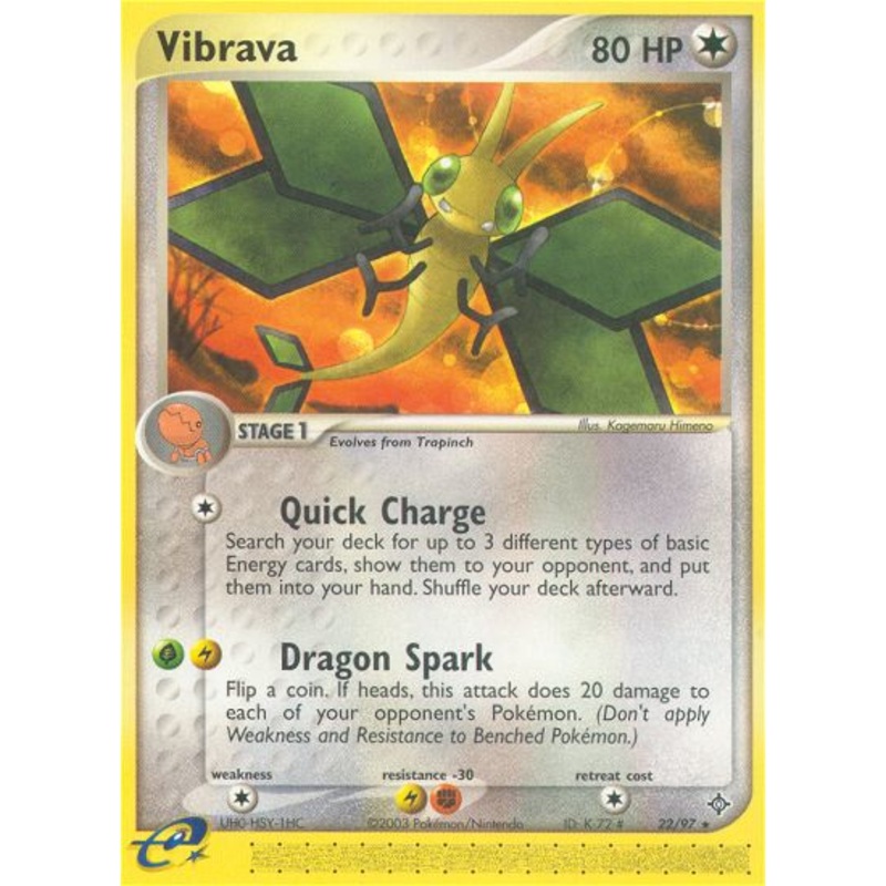 Vibrava (22/97) [EX: Dragon]