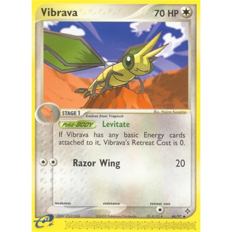 Vibrava (46/97) [EX: Dragon]