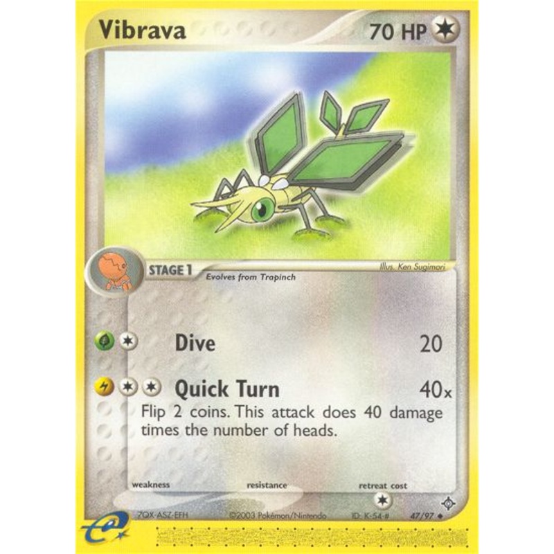 Vibrava (47/97) [EX: Dragon]