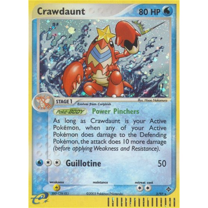 Crawdaunt (3/97) [EX: Dragon]