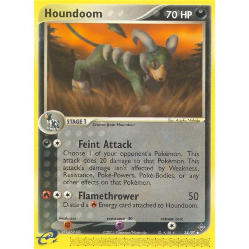 Houndoom (34/97) [EX: Dragon]