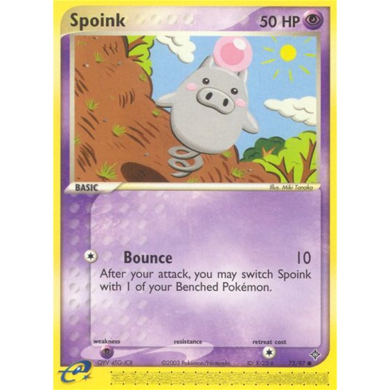 Spoink (73/97) [EX: Dragon]