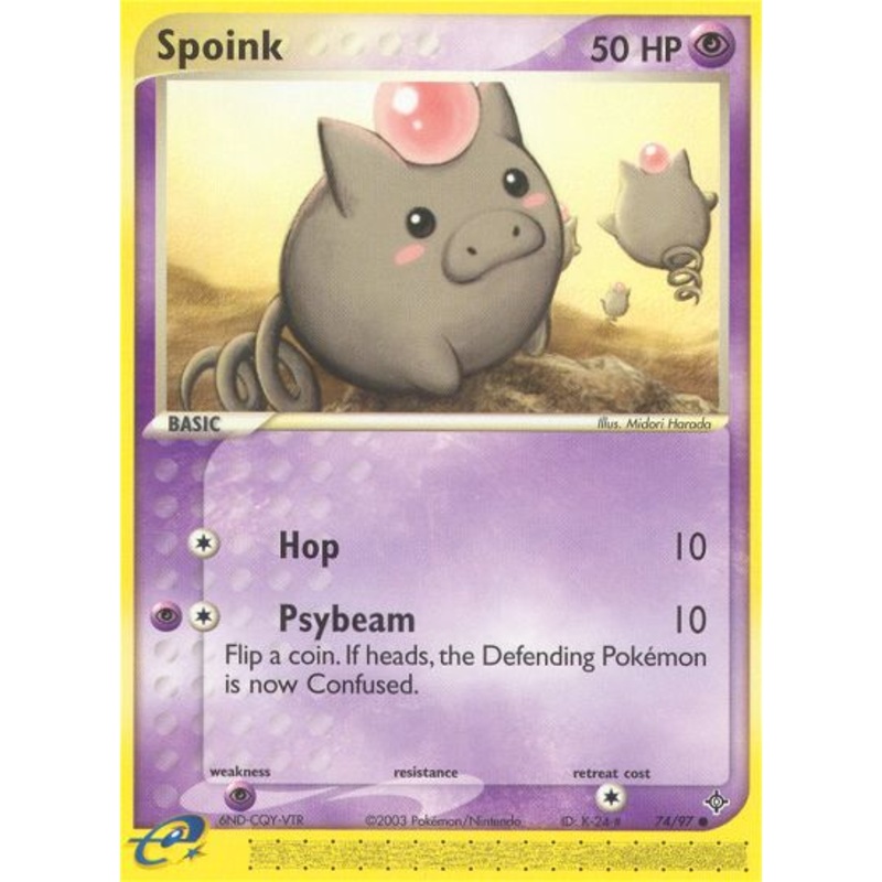 Spoink (74/97) [EX: Dragon]