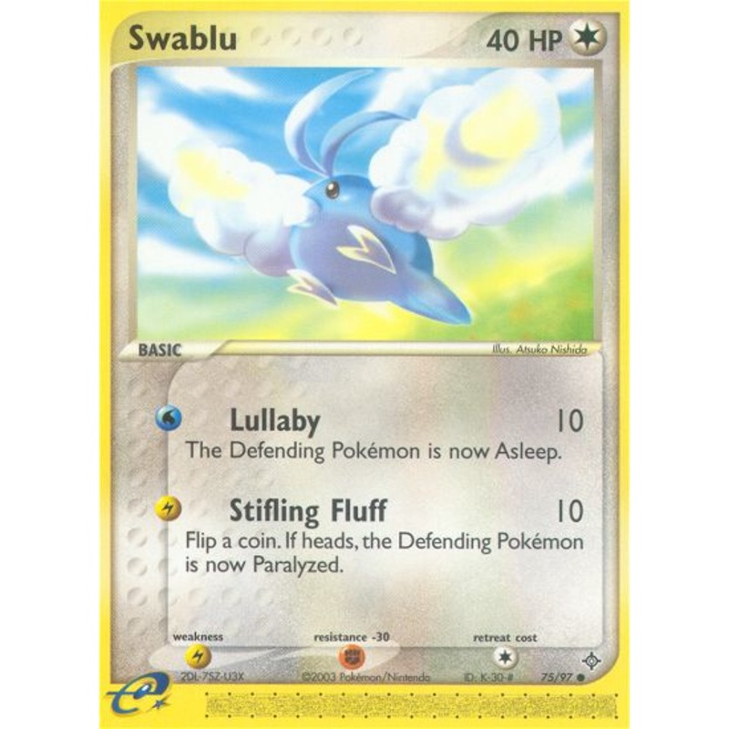 Swablu (75/97) [EX: Dragon]