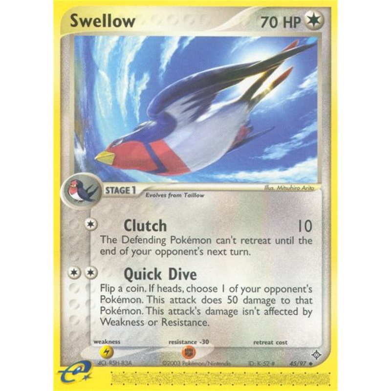 Swellow (45/97) [EX: Dragon]