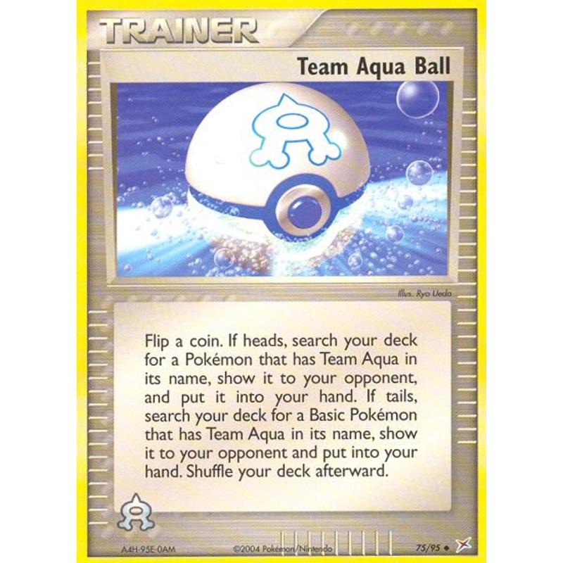 Team Aqua Ball (75/95) [EX: Team Magma vs Team Aqua]