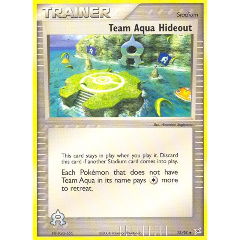 Team Aqua Hideout (78/95) [EX: Team Magma vs Team Aqua]