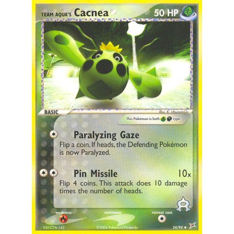 Team Aqua's Cacnea (24/95) [EX: Team Magma vs Team Aqua]