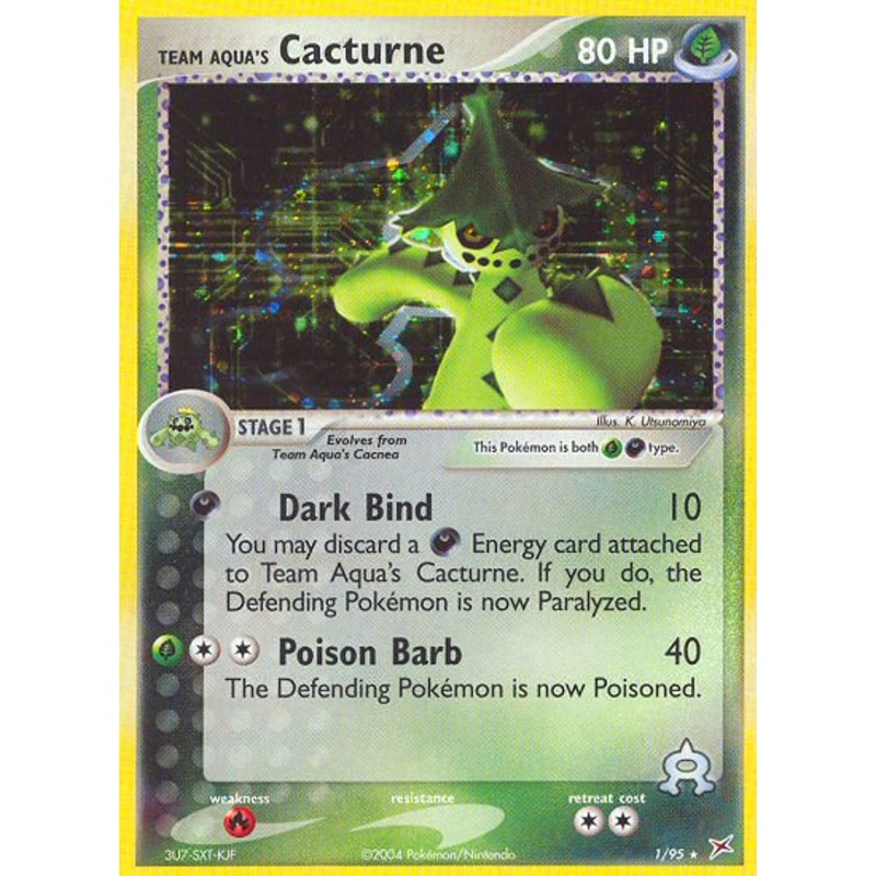 Team Aqua's Cacturne (1/95) [EX: Team Magma vs Team Aqua]