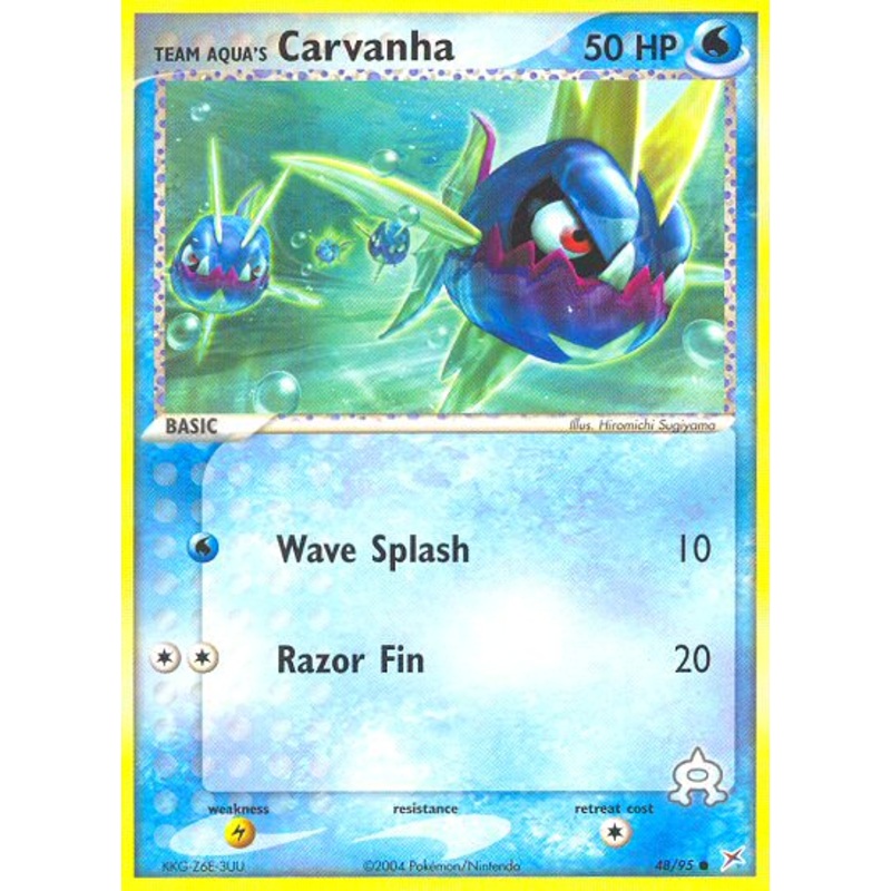 Team Aqua's Carvanha (48/95) [EX: Team Magma vs Team Aqua]