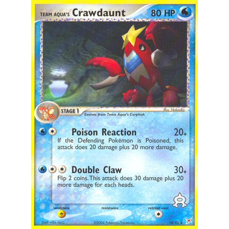Team Aqua's Crawdaunt (14/95) [EX: Team Magma vs Team Aqua]