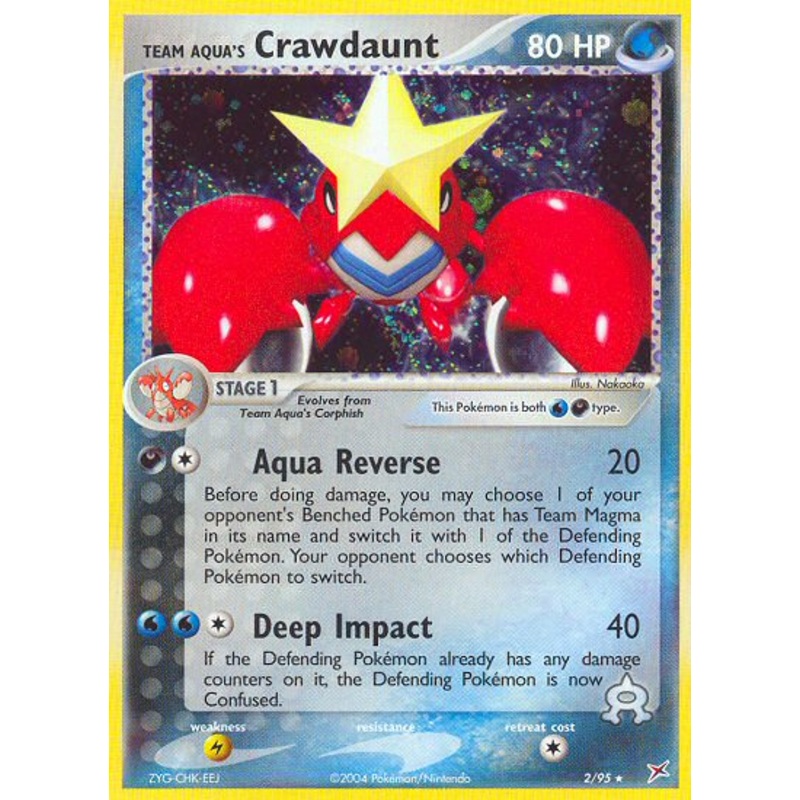 Team Aqua's Crawdaunt (2/95) [EX: Team Magma vs Team Aqua]