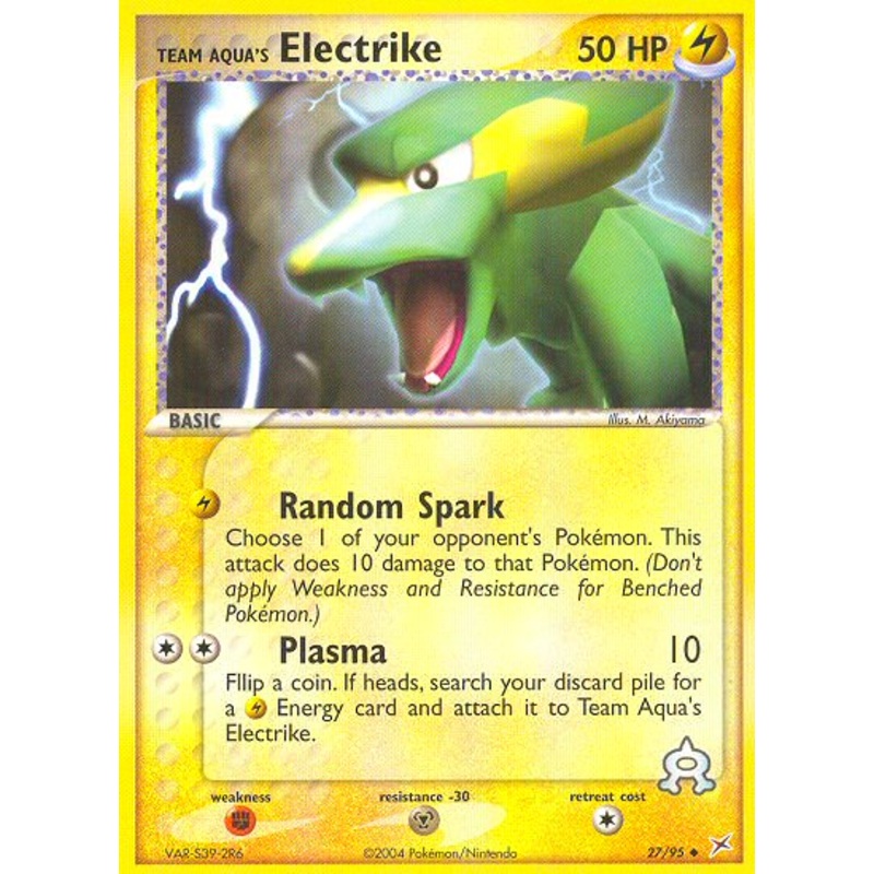 Team Aqua's Electrike (27/95) [EX: Team Magma vs Team Aqua]