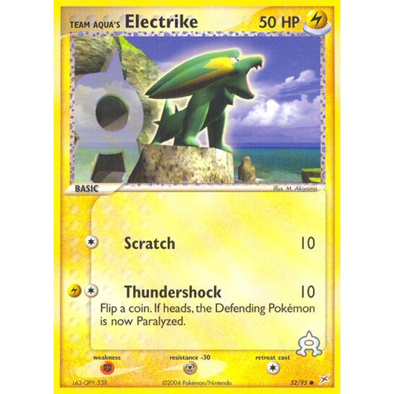 Team Aqua's Electrike (52/95) [EX: Team Magma vs Team Aqua]