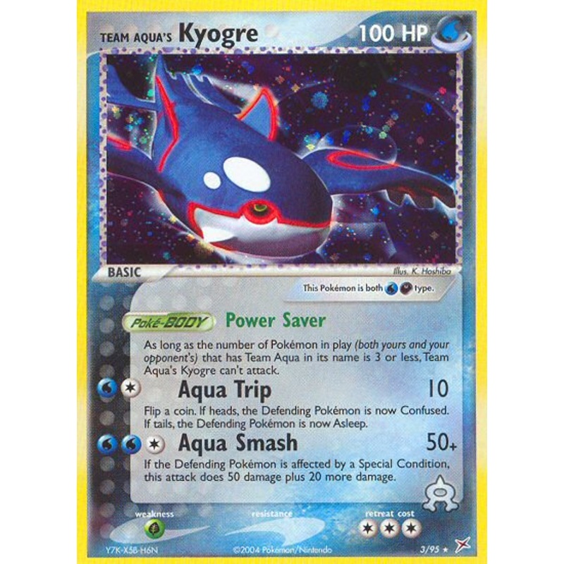 Team Aqua's Kyogre (3/95) [EX: Team Magma vs Team Aqua]