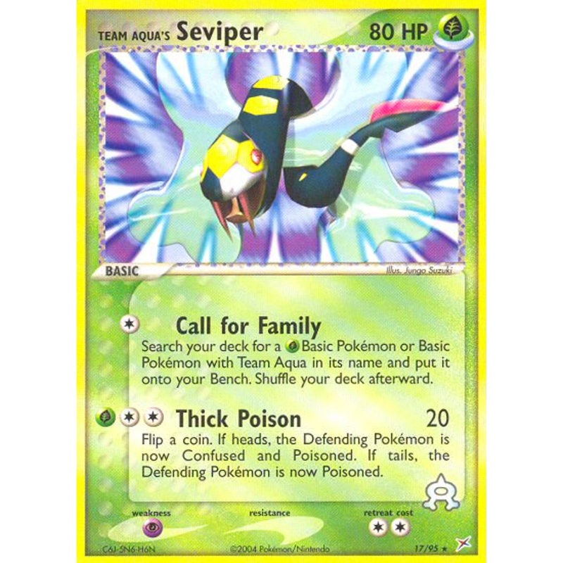 Team Aqua's Seviper (17/95) [EX: Team Magma vs Team Aqua]