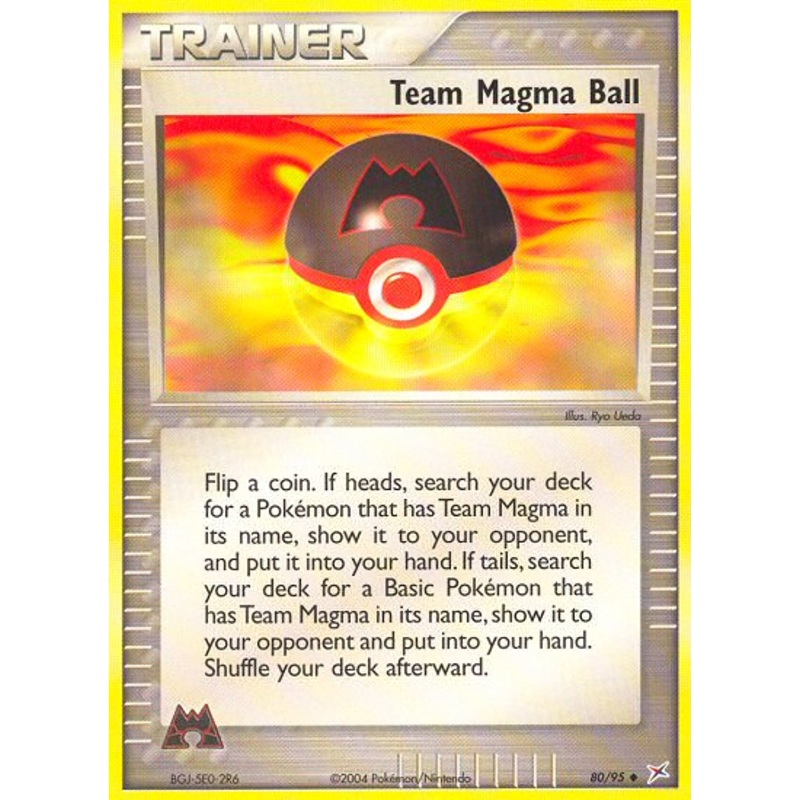 Team Magma Ball (80/95) [EX: Team Magma vs Team Aqua]