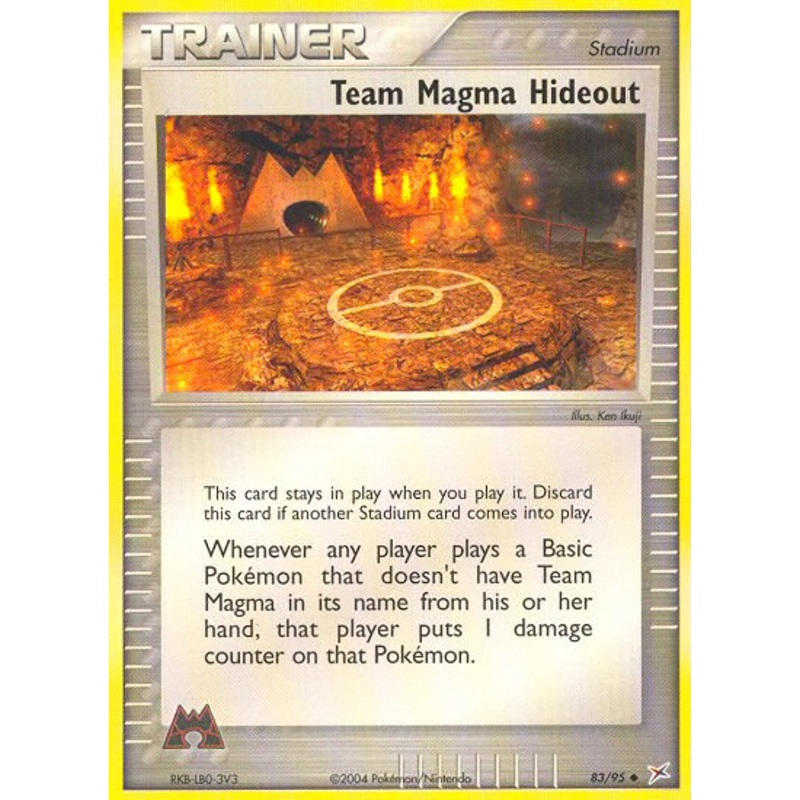 Team Magma Hideout (83/95) [EX: Team Magma vs Team Aqua]