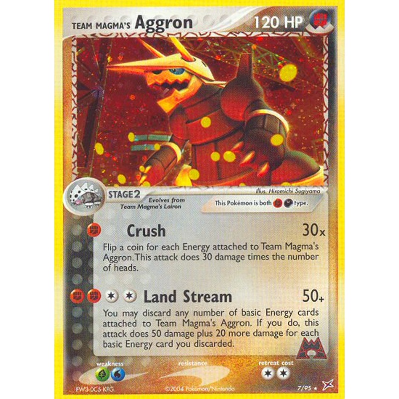 Team Magma's Aggron (7/95) [EX: Team Magma vs Team Aqua]
