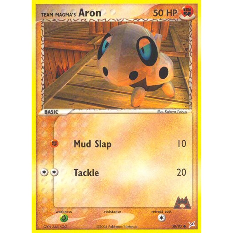 Team Magma's Aron (58/95) [EX: Team Magma vs Team Aqua]
