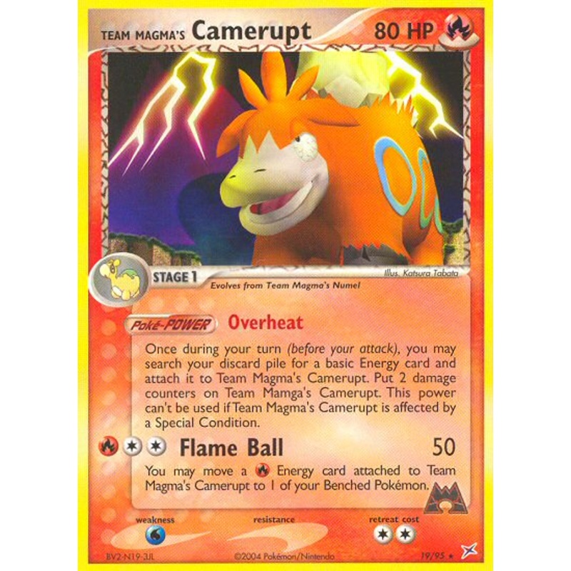 Team Magma's Camerupt (19/95) [EX: Team Magma vs Team Aqua]