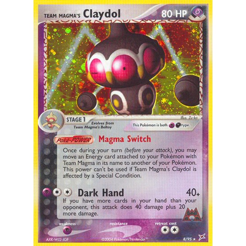 Team Magma's Claydol (8/95) [EX: Team Magma vs Team Aqua]
