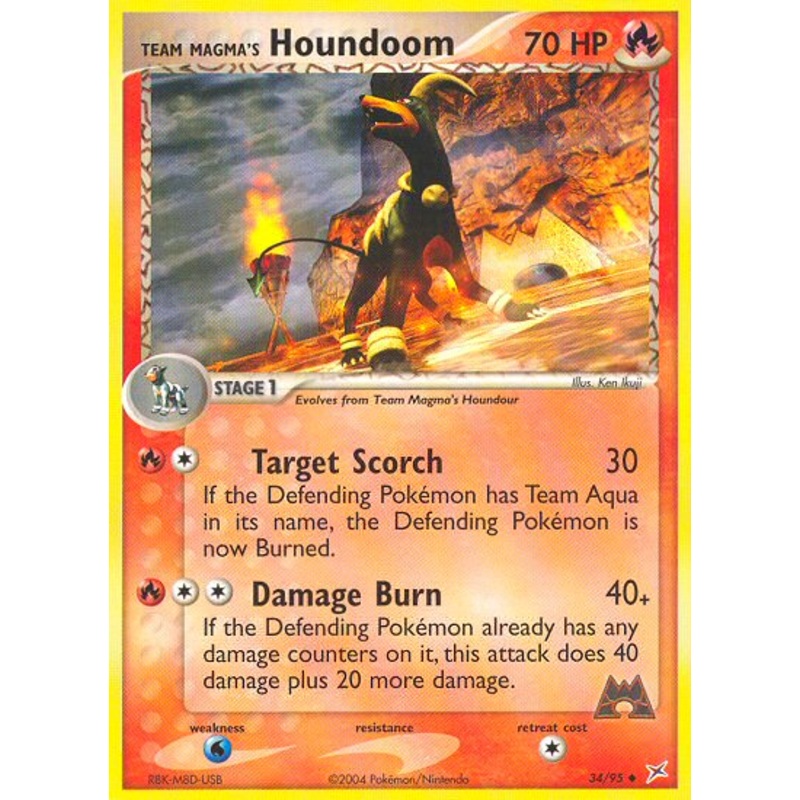 Team Magma's Houndoom (34/95) [EX: Team Magma vs Team Aqua]