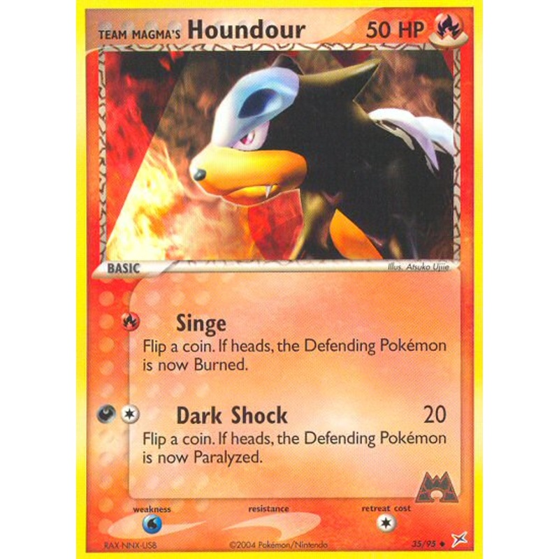 Team Magma's Houndour (35/95) [EX: Team Magma vs Team Aqua]