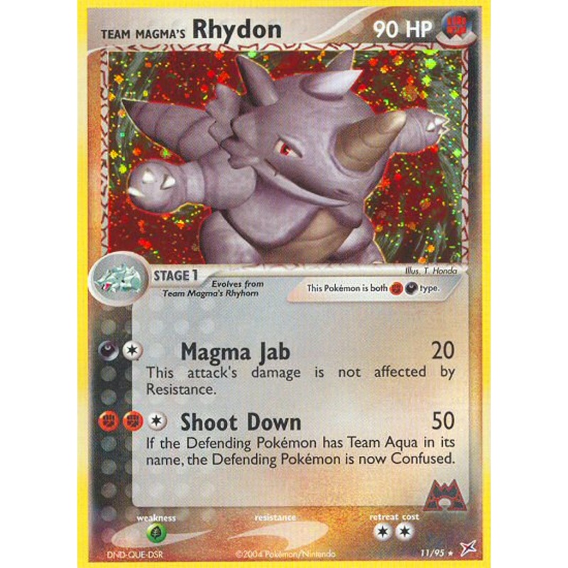 Team Magma's Rhydon (11/95) [EX: Team Magma vs Team Aqua]
