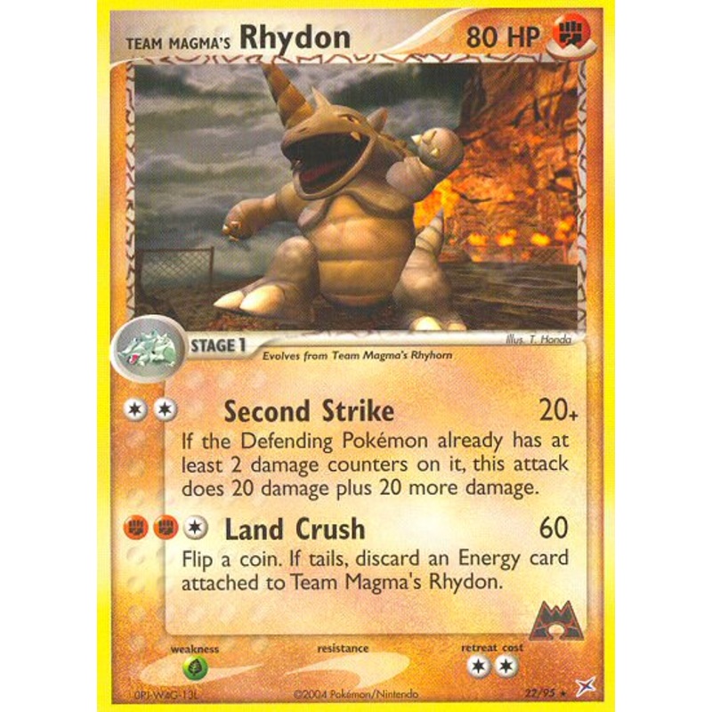 Team Magma's Rhydon (22/95) [EX: Team Magma vs Team Aqua]
