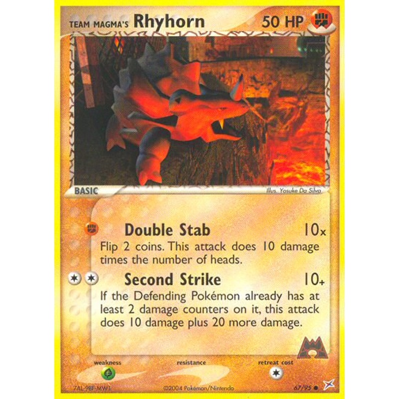 Team Magma's Rhyhorn (67/95) [EX: Team Magma vs Team Aqua]