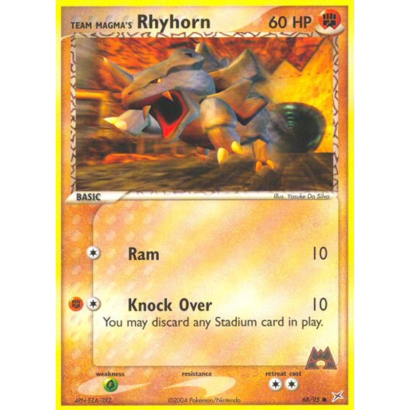 Team Magma's Rhyhorn (68/95) [EX: Team Magma vs Team Aqua]