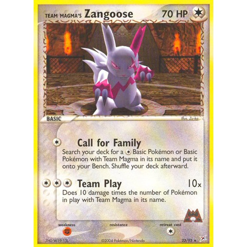 Team Magma's Zangoose (23/95) [EX: Team Magma vs Team Aqua]