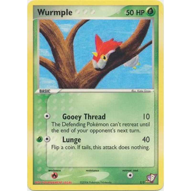 Wurmple (2/5) [Kids WB Promos]