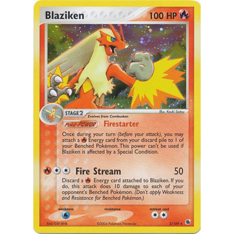 Blaziken (3/109) (Cosmos Holo) [EX: Battle Stadium]