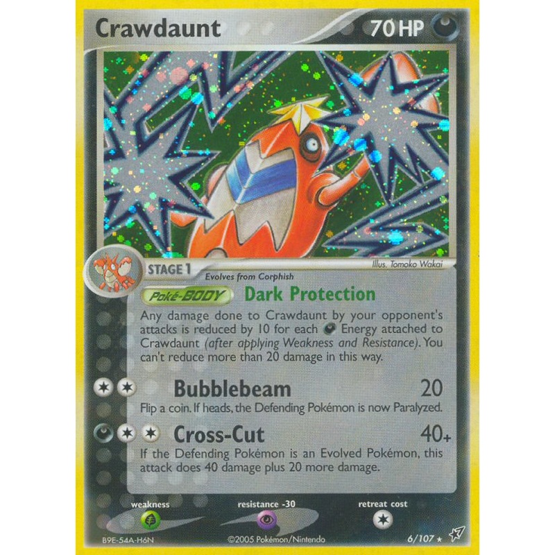Crawdaunt (6/107) [EX: Deoxys]