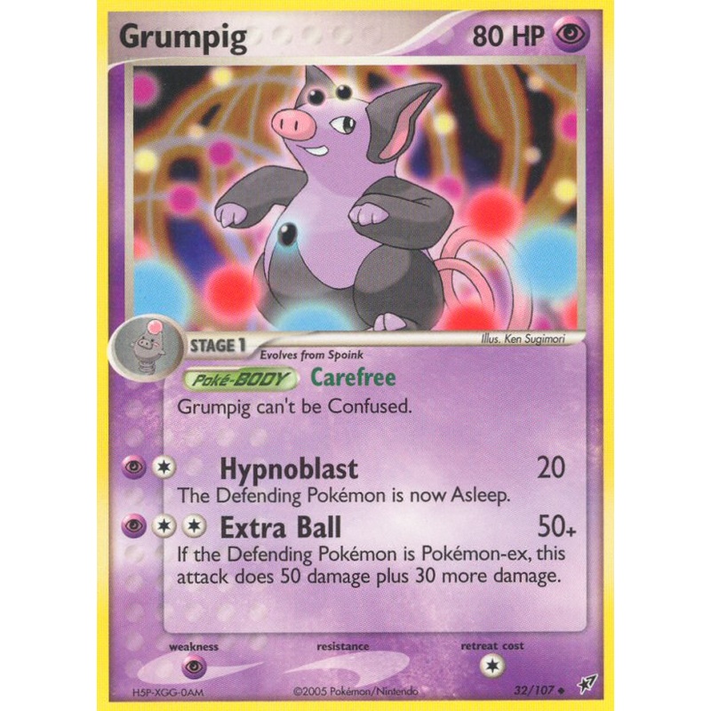 Grumpig (32/107) [EX: Deoxys]