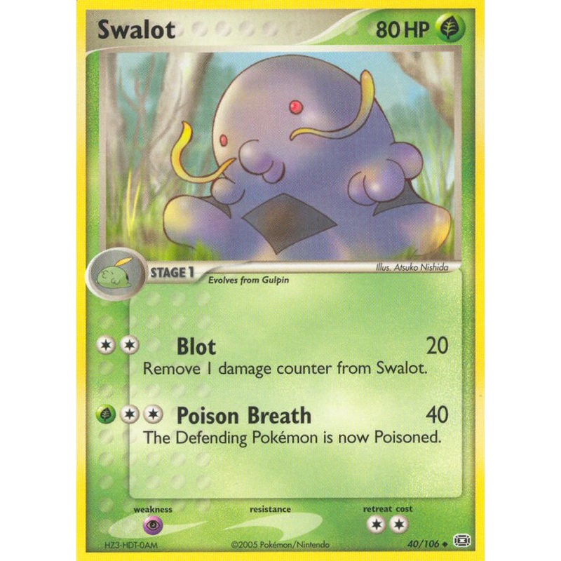 Swalot (40/106) [EX: Emerald]
