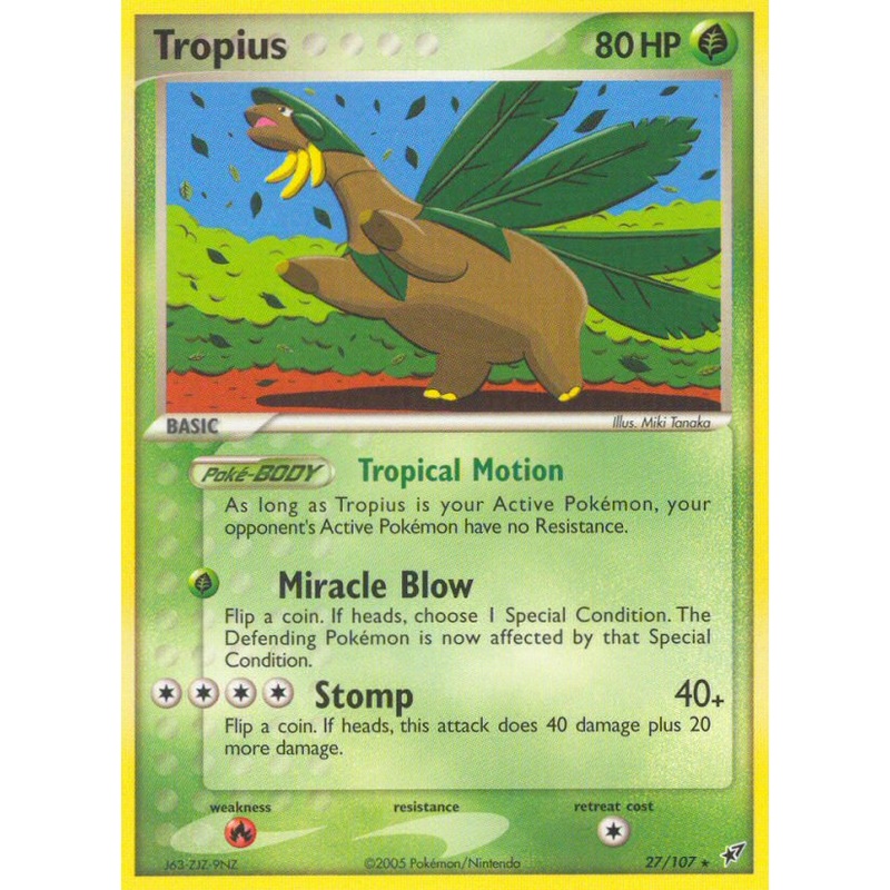Tropius (27/107) [EX: Deoxys]