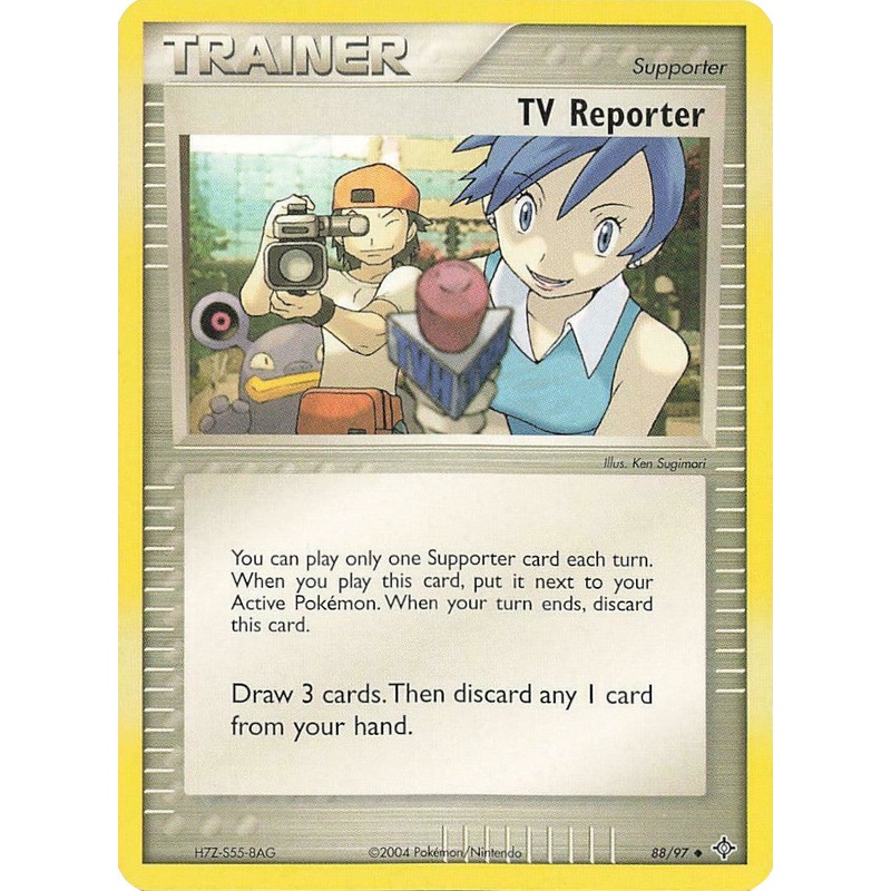 TV Reporter (88/97) [EX: Battle Stadium]