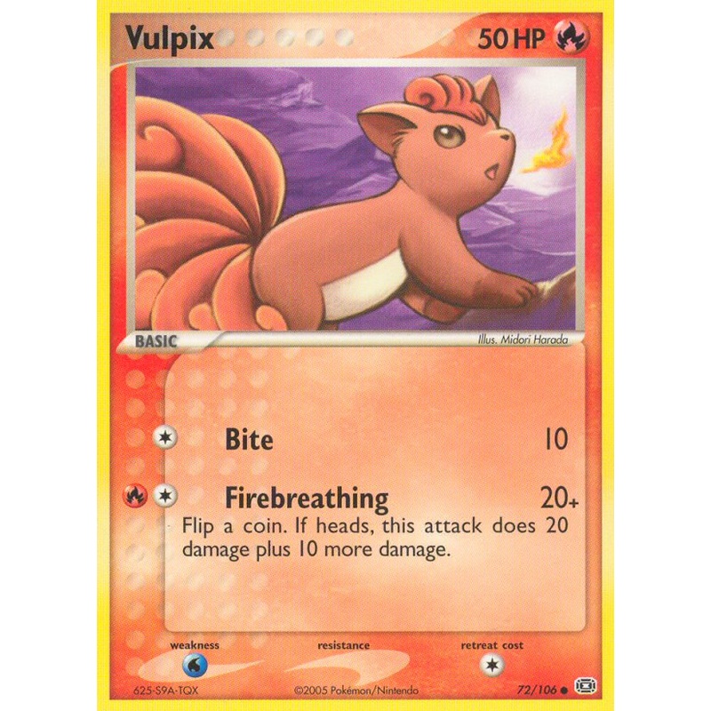 Vulpix (72/106) [EX: Emerald]