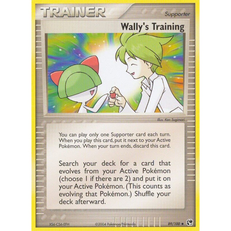 Wally's Training (89/100) [EX: Battle Stadium]