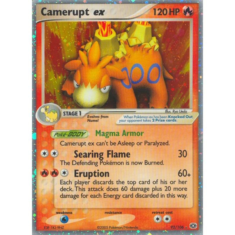 Camerupt ex (92/106) [EX: Emerald]
