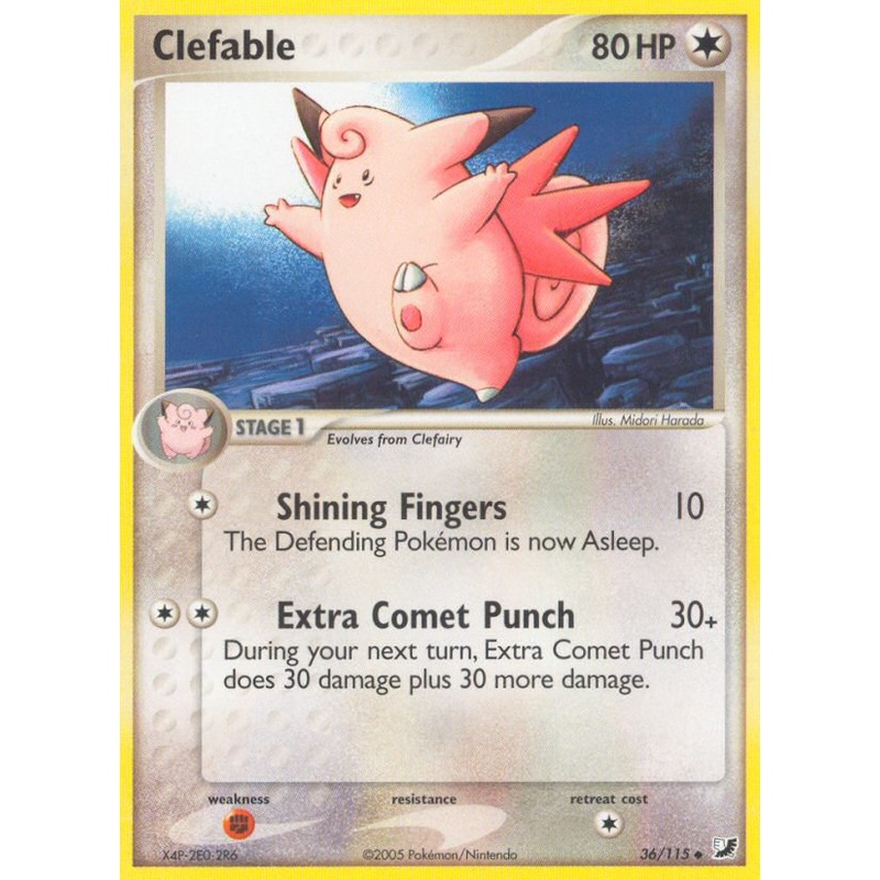 Clefable (36/115) [EX: Unseen Forces]