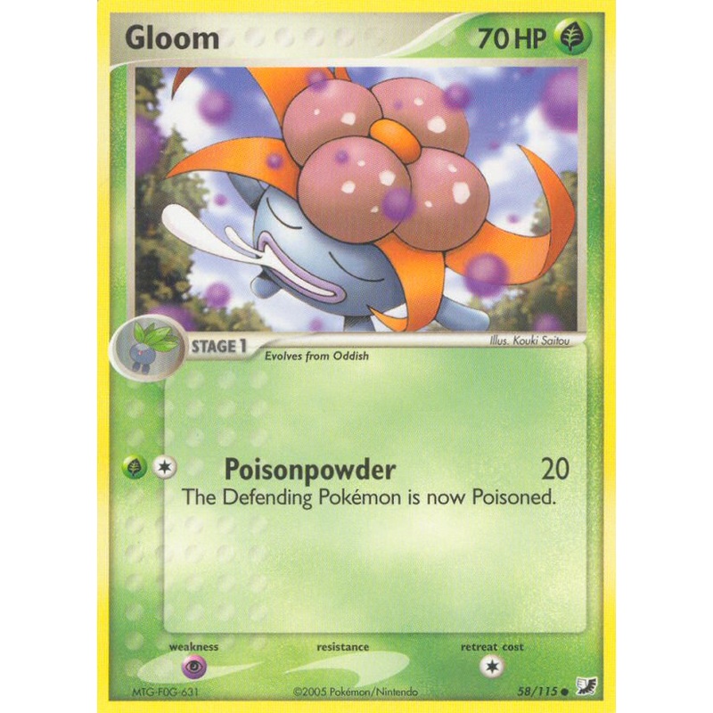 Gloom (58/115) [EX: Unseen Forces]