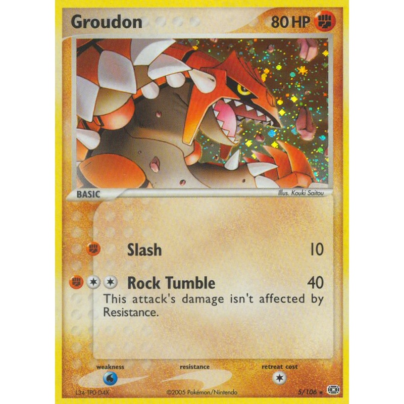 Groudon (5/106) [EX: Emerald]