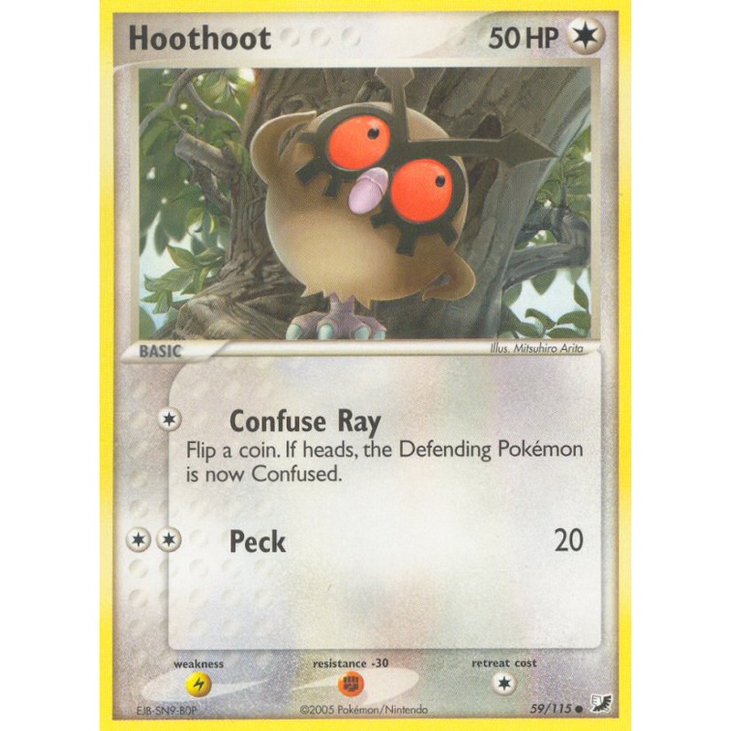 Hoothoot (59/115) [EX: Unseen Forces]